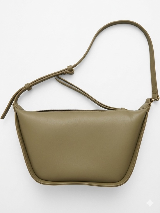 Primark Handbags - Primark Olive Green Minimal Shoulder Bag